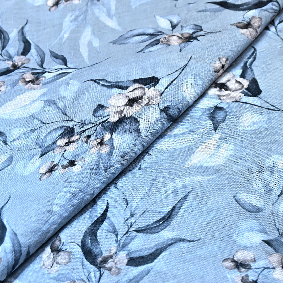 PREMIUM COTTON LINEN DIGITAL PRINT FABRIC - VM0011- 14