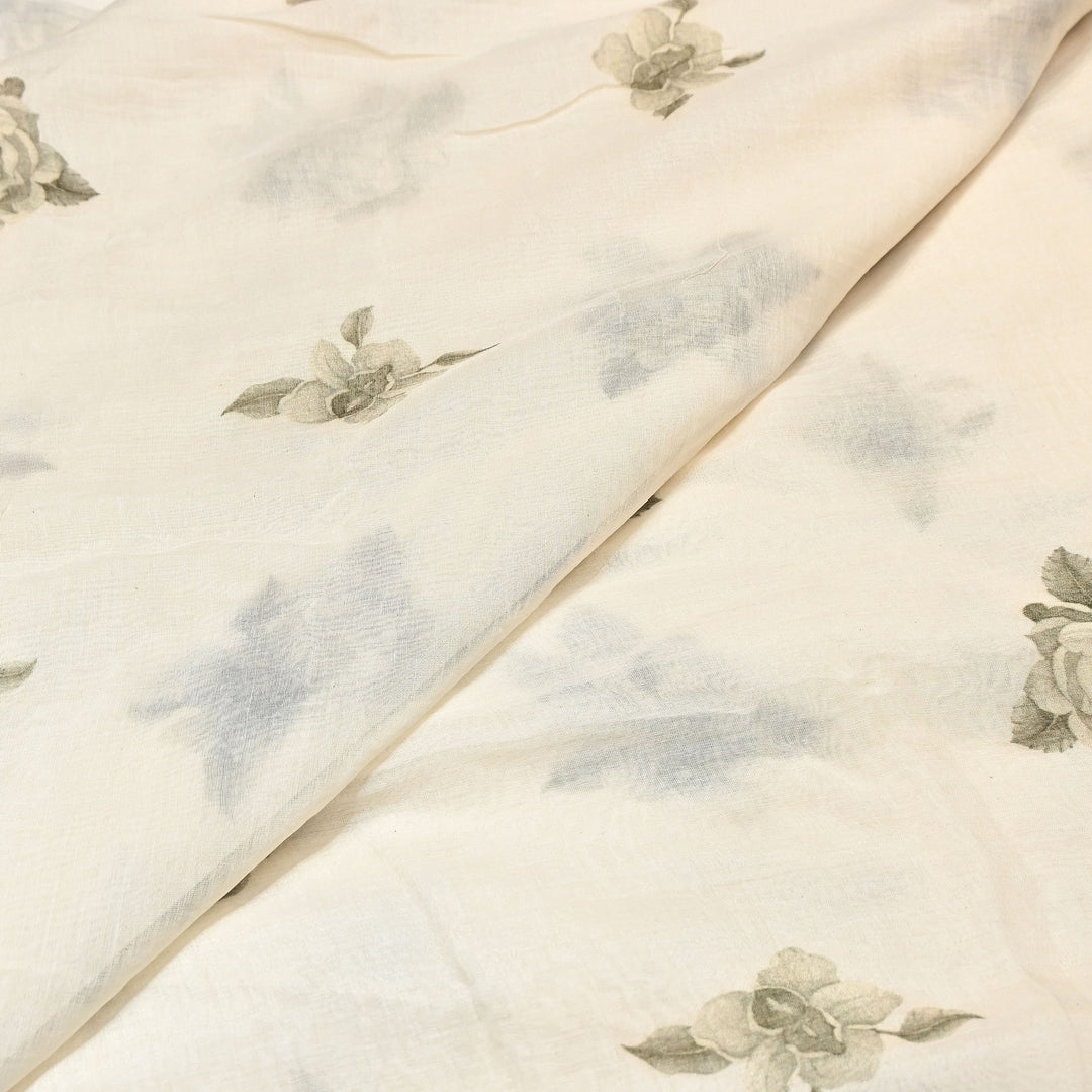 Premium Mul Chanderi Digital Print Fabric – Lightweight Chanderi Fabrics GT0185-14