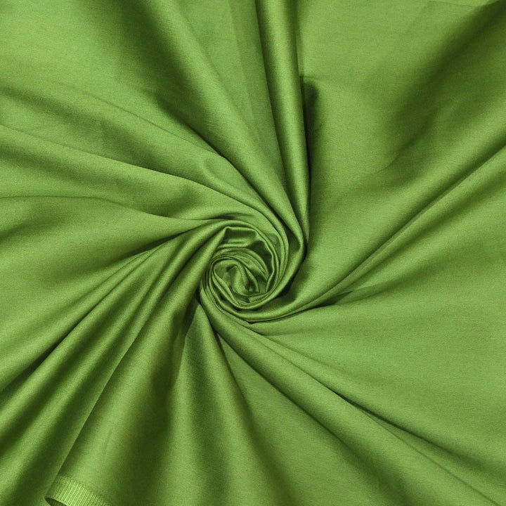 Sage Green Colour Glace Cotton Fabrics