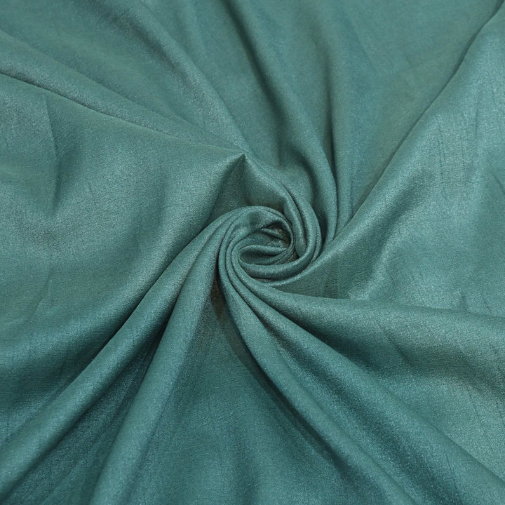 Mineral Green Colour Croma Silk Fabrics