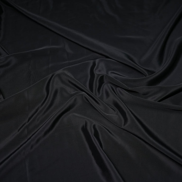 Black Colour Polyester Crepe Fabrics