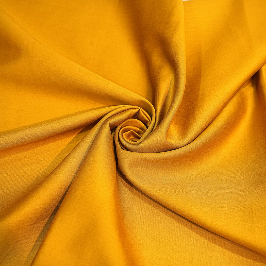 Mustard Colour Arvind Glace Cotton Fabrics