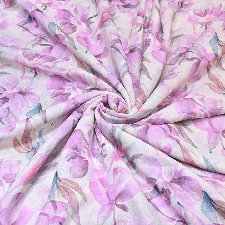 PREMIUM COTTON LINEN DIGITAL PRINT FABRIC - VM0011- 17