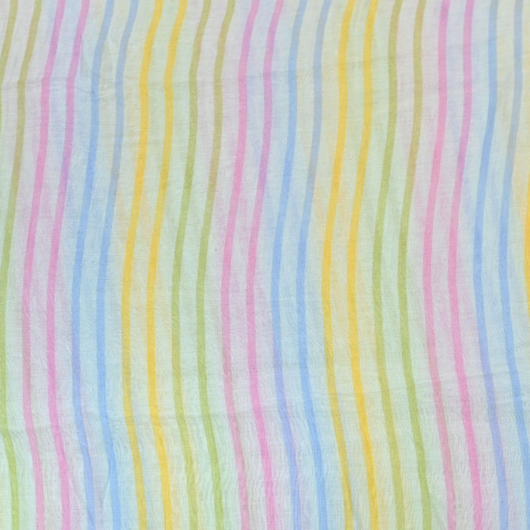 Premium Mul Chanderi Digital Print Fabric – Lightweight Chanderi Fabrics GT0185-22