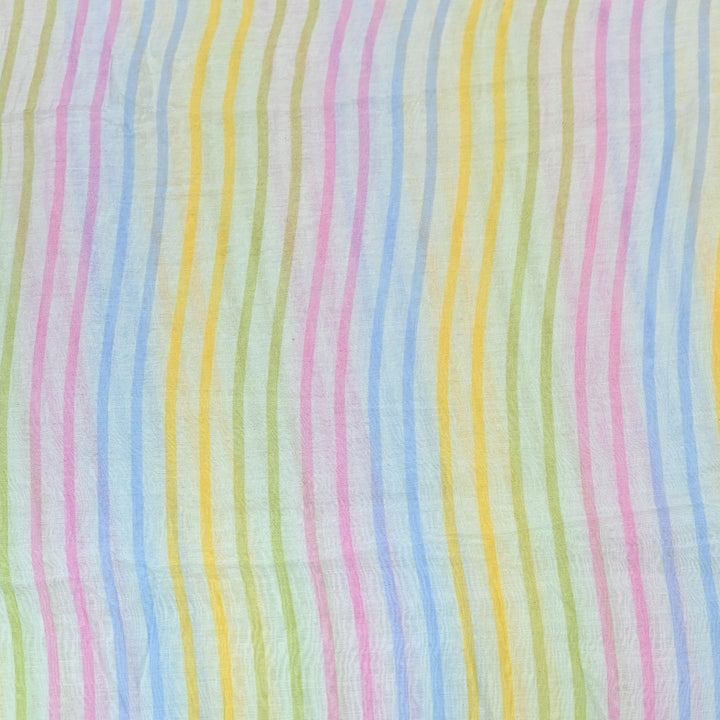Premium Mul Chanderi Digital Print Fabric – Lightweight Chanderi Fabrics GT0185-22