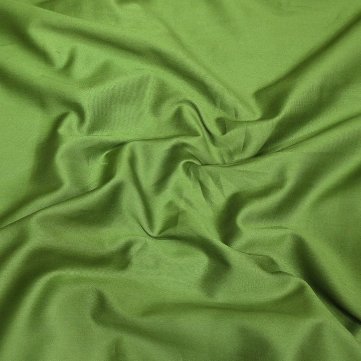 Sage Green Colour Glace Cotton Fabrics