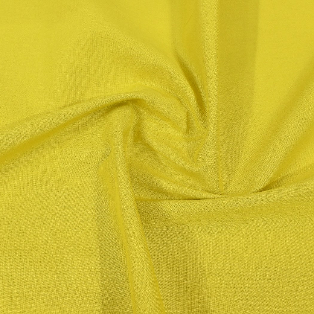 Mustard Colour Arvind Cambric Cotton Fabrics