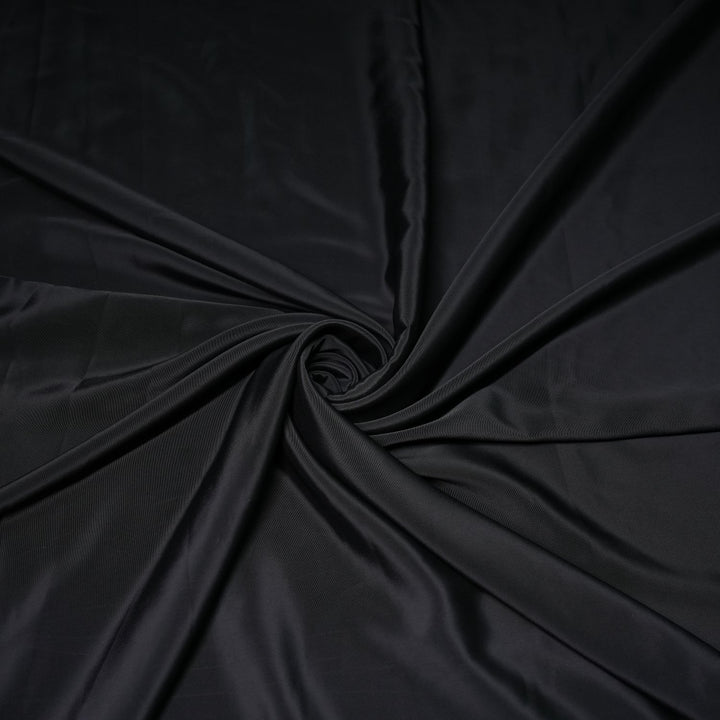 Black Colour Polyester Crepe Fabrics