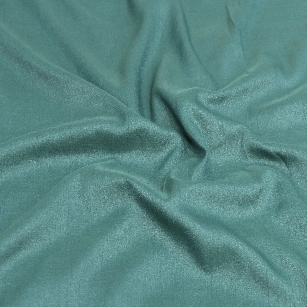 Mineral Green Colour Croma Silk Fabrics