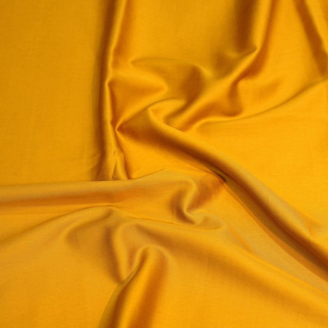 Mustard Colour Arvind Glace Cotton Fabrics