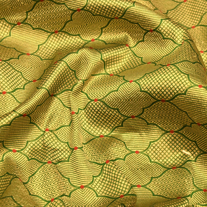 Silk Alfi Antique Zari Brocade Fabrics