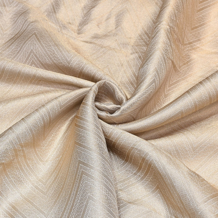 Luxury Jamavar Silk Zari Jacquard Fabric- AL3829-1