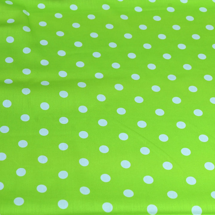 Glace Cotton With Beautiful Polka Dot Print Fabric – Lightweight Designer Cotton Fabric - LT0185-9