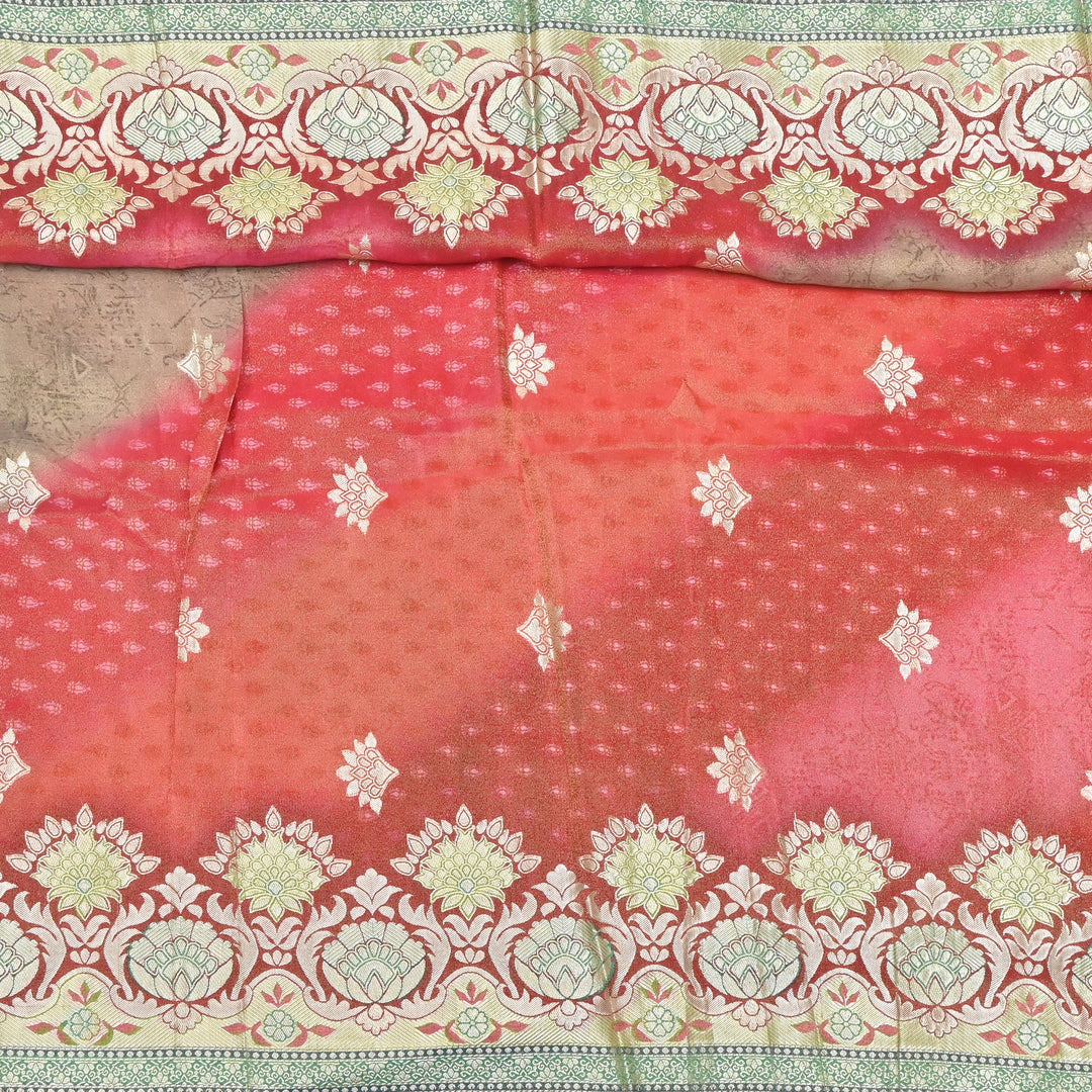 Tissue Jacquard Postion Print Dupatta