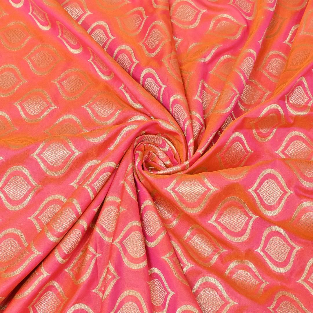 Pure Katan Silk Brocade Fabrics