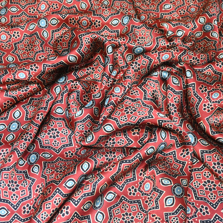 Modal Satin Digital Print Fabric