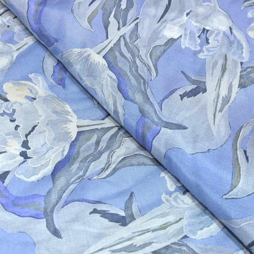 Floral Bamberg Satin Digital Print Fabrics