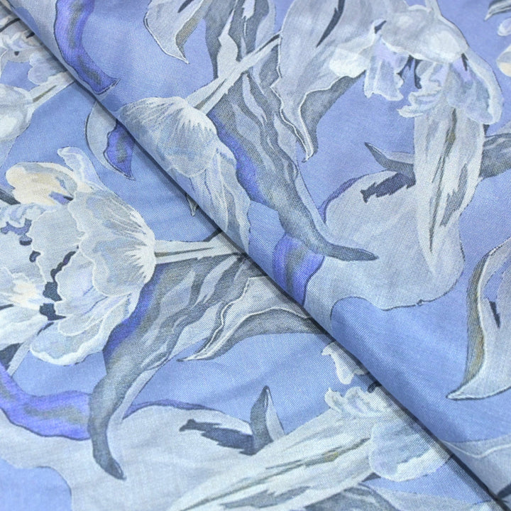 Floral Bamberg Satin Digital Print Fabrics