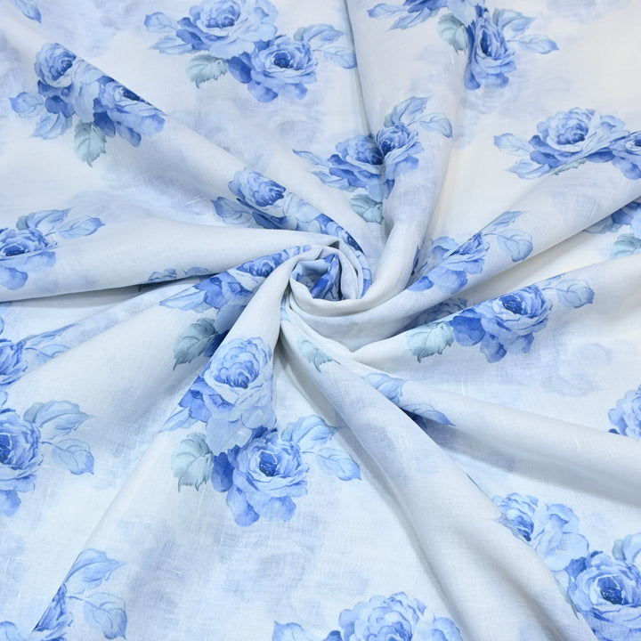 PREMIUM COTTON LINEN DIGITAL PRINT FABRIC - VM0011- 18