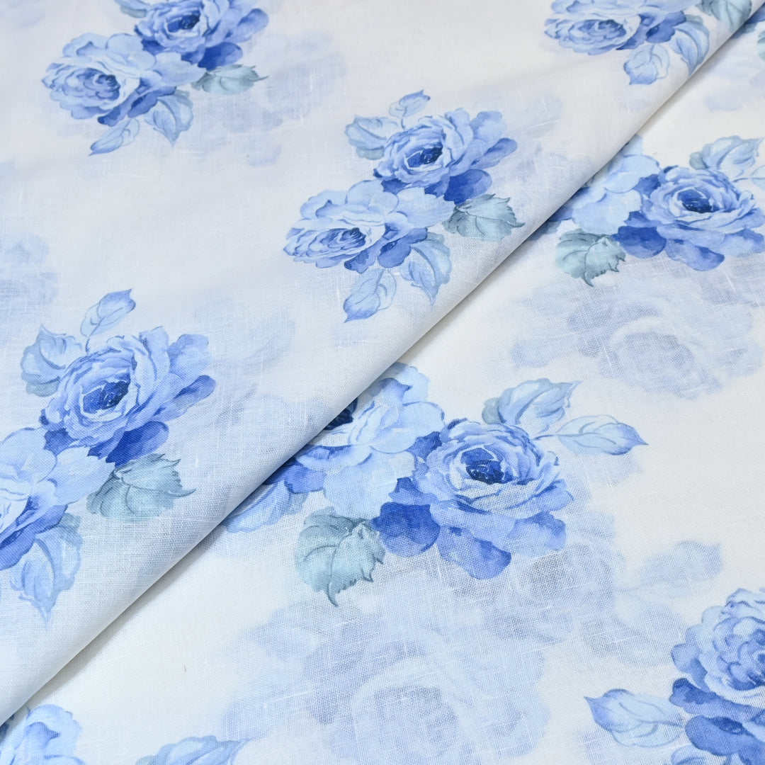 PREMIUM COTTON LINEN DIGITAL PRINT FABRIC - VM0011- 18
