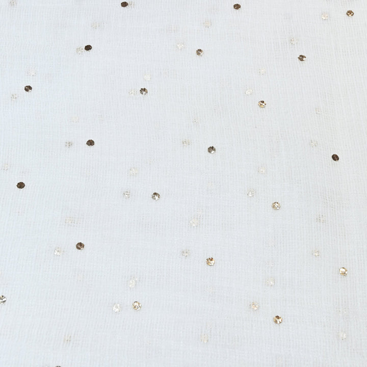 Kota Cotton Mukaish Fabric HAC005