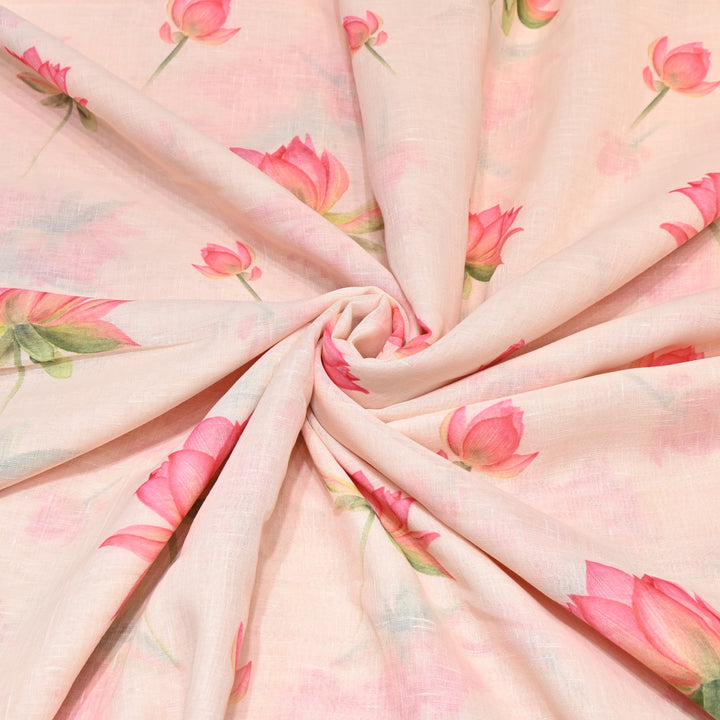 PREMIUM COTTON LINEN DIGITAL PRINT FABRIC - VM0011- 19