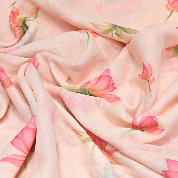 PREMIUM COTTON LINEN DIGITAL PRINT FABRIC - VM0011- 19