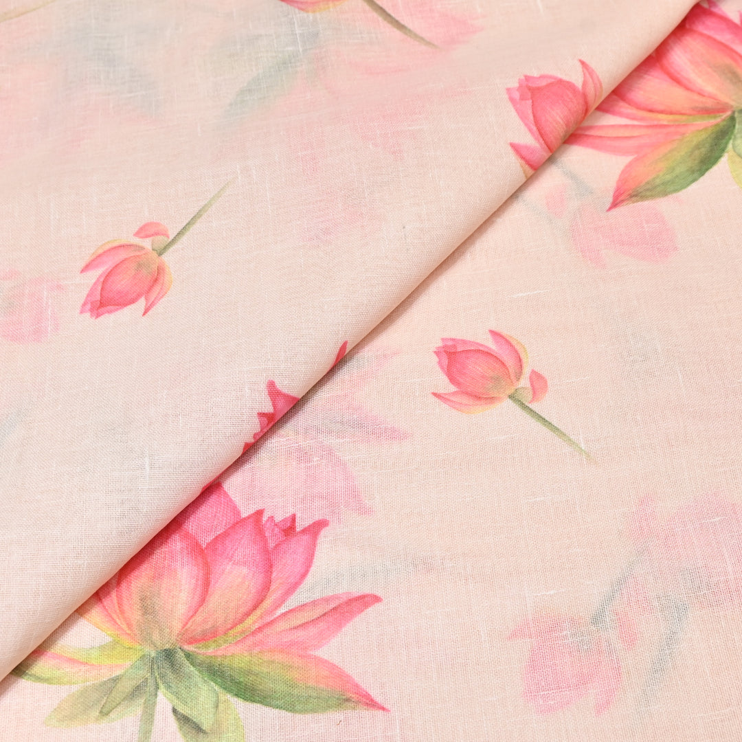 PREMIUM COTTON LINEN DIGITAL PRINT FABRIC - VM0011- 19