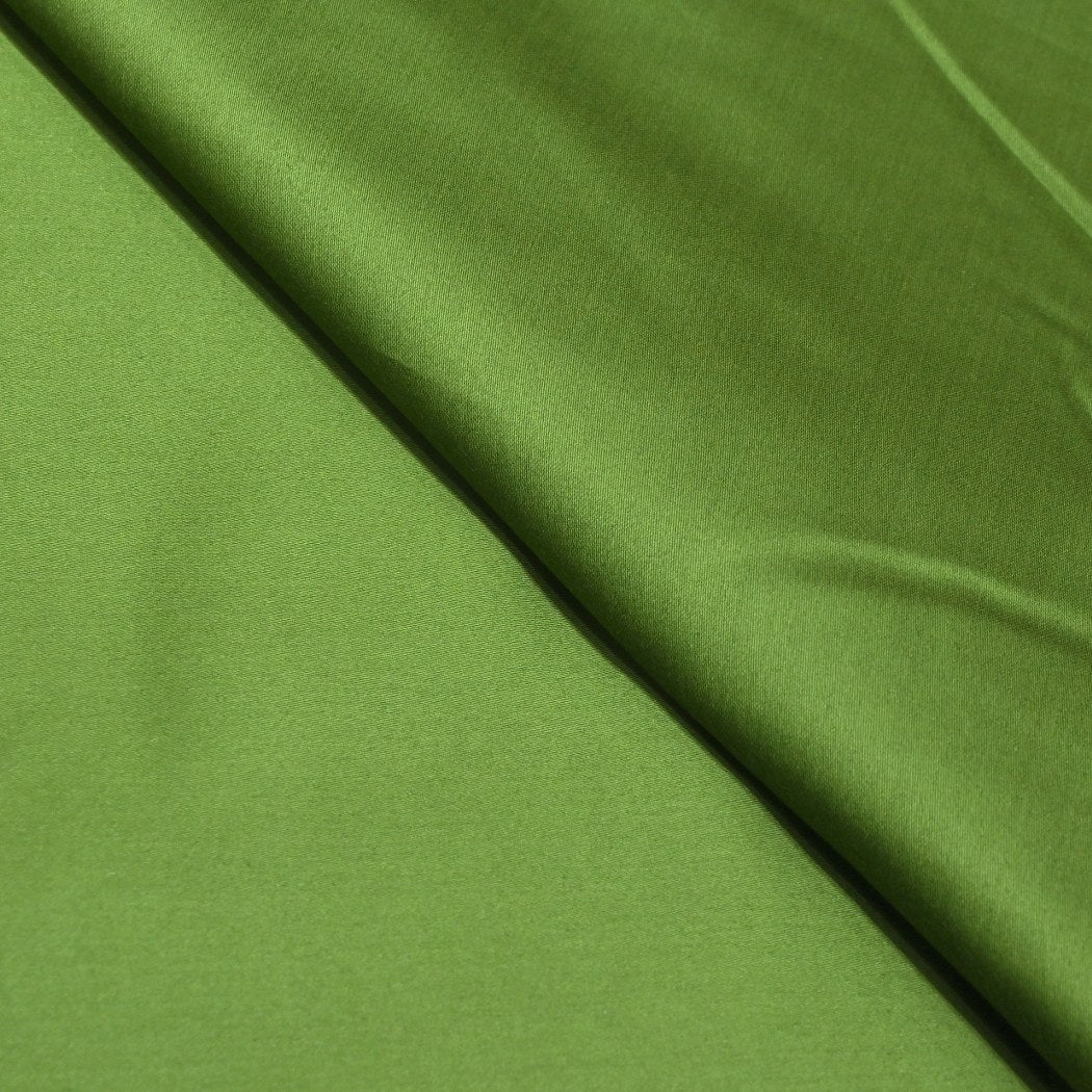 Sage Green Colour Glace Cotton Fabrics