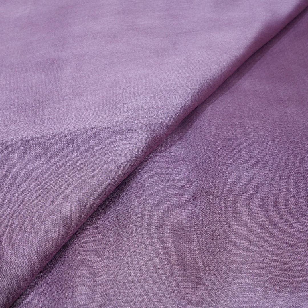 Faded Purple Colour 70gm Silk Chandei Fabrics