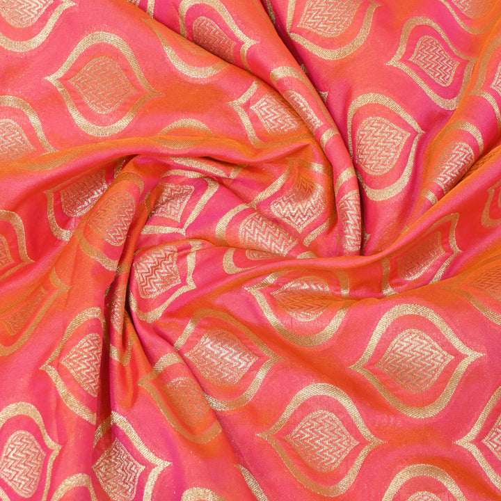 Pure Katan Silk Brocade Fabrics