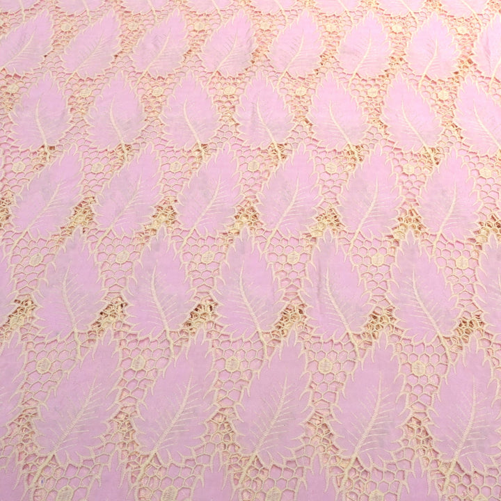 Cut Work Embroidered Fabric on Imported Crepe