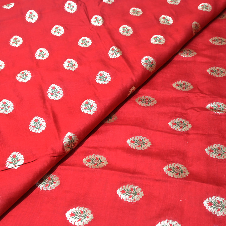 Pure Chiniya Silk Banarasi Brocade Fabric