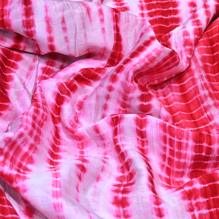 Silk Chanderi Tie & Dye Fabric 44" – Soft Lightweight Designer Fabric