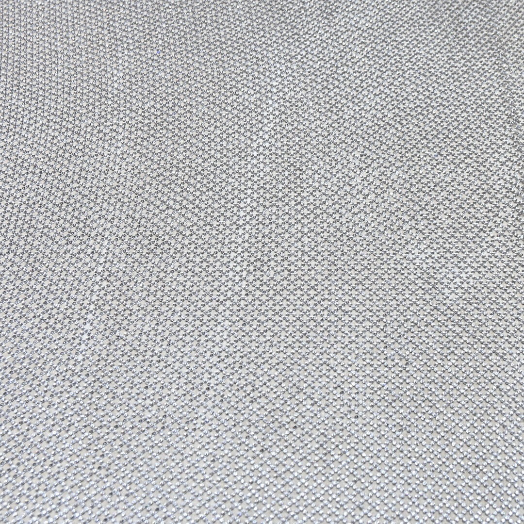 IMPORTED NET EMBROIDERY FABRIC WITH SHIMMER BEADS- LM001/26-7- 03