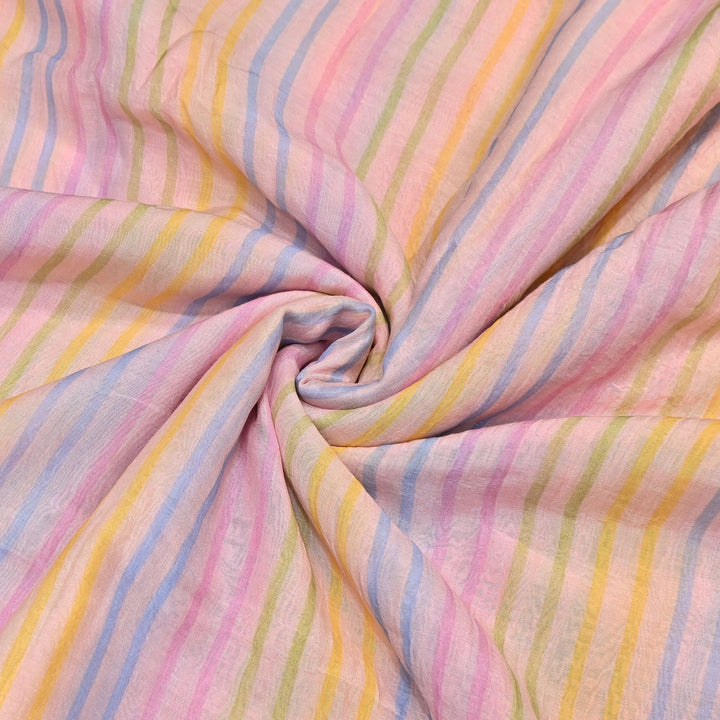 Premium Mul Chanderi Digital Print Fabric – Lightweight Chanderi Fabrics GT0185-16