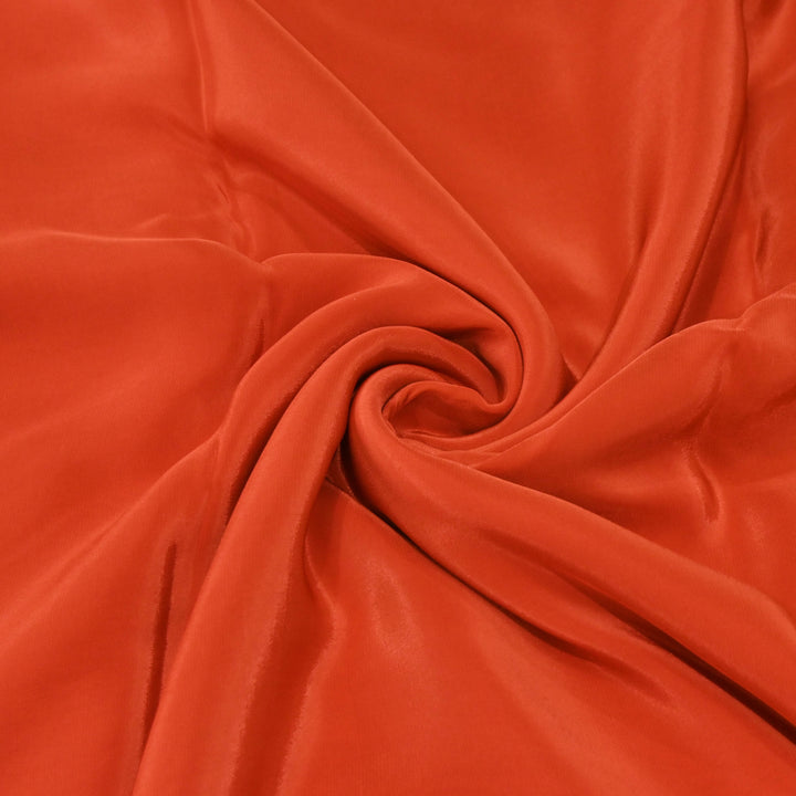 Rust Orange Shisha Crepe Fabrics