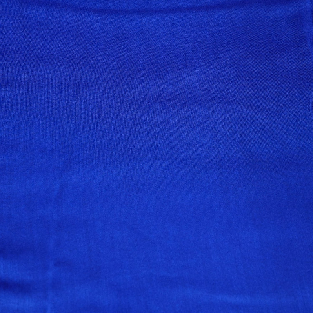 Dark Blue Colour 70gm Silk Chandei Fabrics