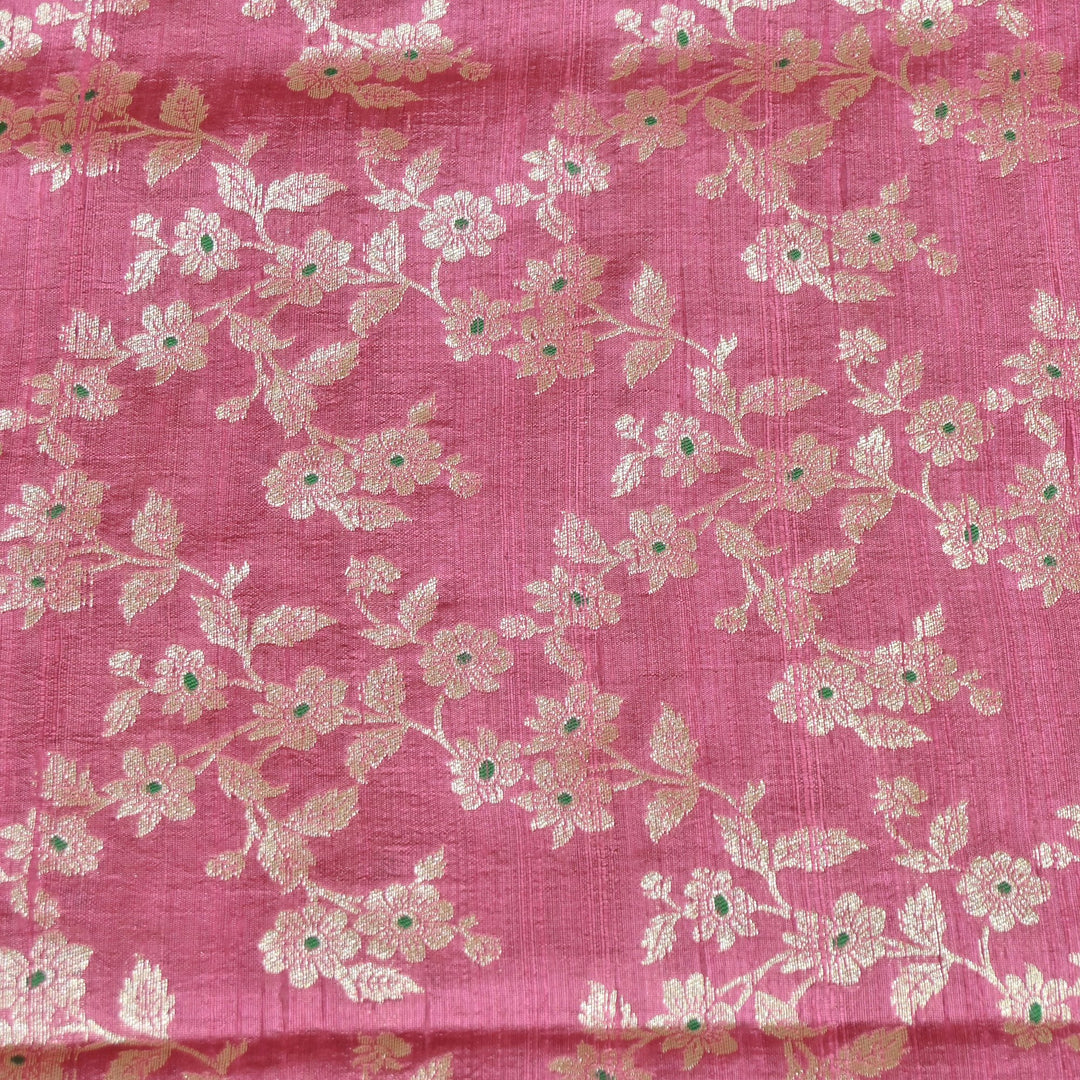 Premium Pure Raw Silk Meena Zari Banarasi Fabrics