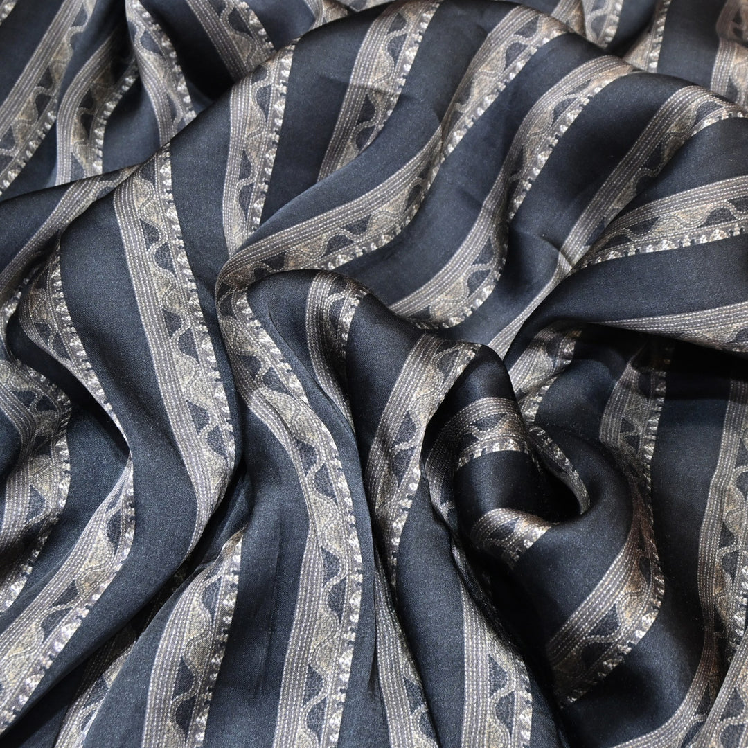 Bemberg Satin Digital Print Fabric– Soft Luxury Designer Satin Fabric 001333-20