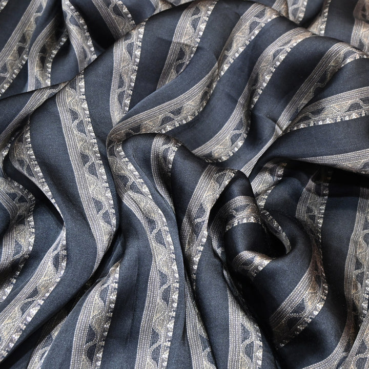 Bemberg Satin Digital Print Fabric– Soft Luxury Designer Satin Fabric 001333-20