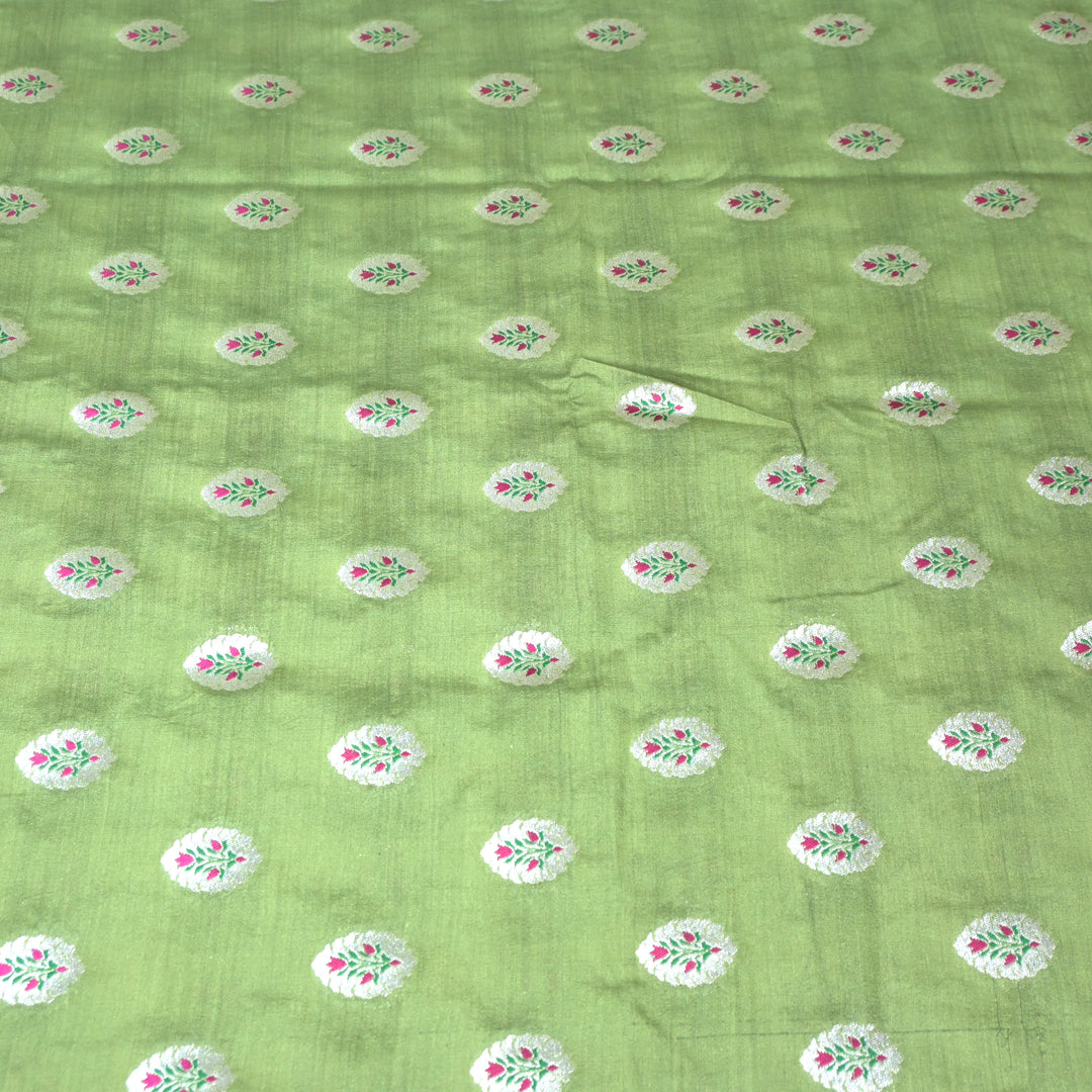 Pure Chiniya Silk Banarasi Brocade Fabric