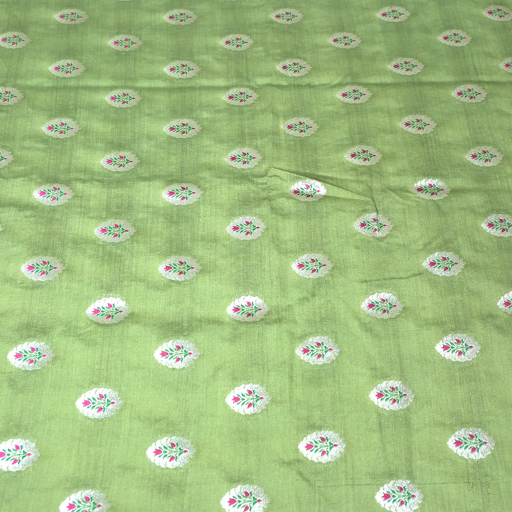 Pure Chiniya Silk Banarasi Brocade Fabric