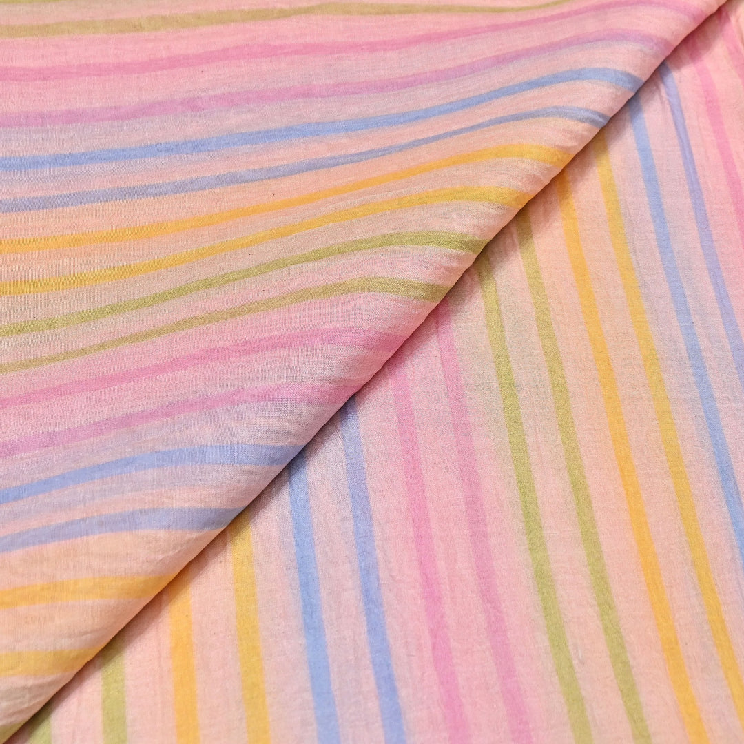 Premium Mul Chanderi Digital Print Fabric – Lightweight Chanderi Fabrics GT0185-16