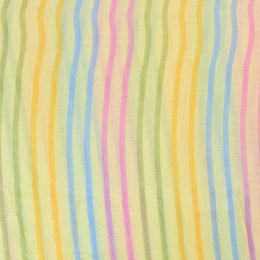 Premium Mul Chanderi Digital Print Fabric – Lightweight Chanderi Fabrics GT0185-20