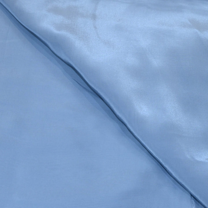 Powder Blue Shisha Crepe Fabrics