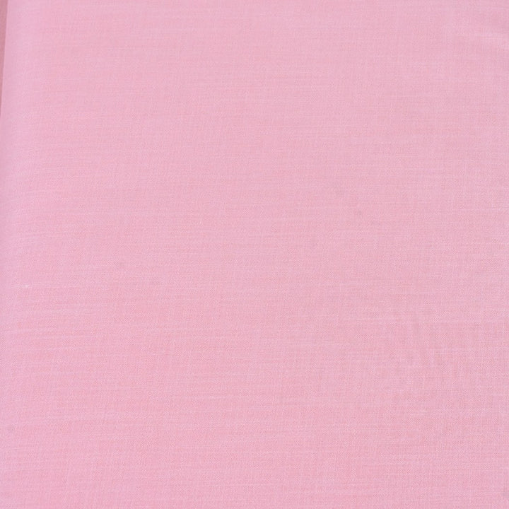 Baby Pink Color Matka Cotton Fabrics