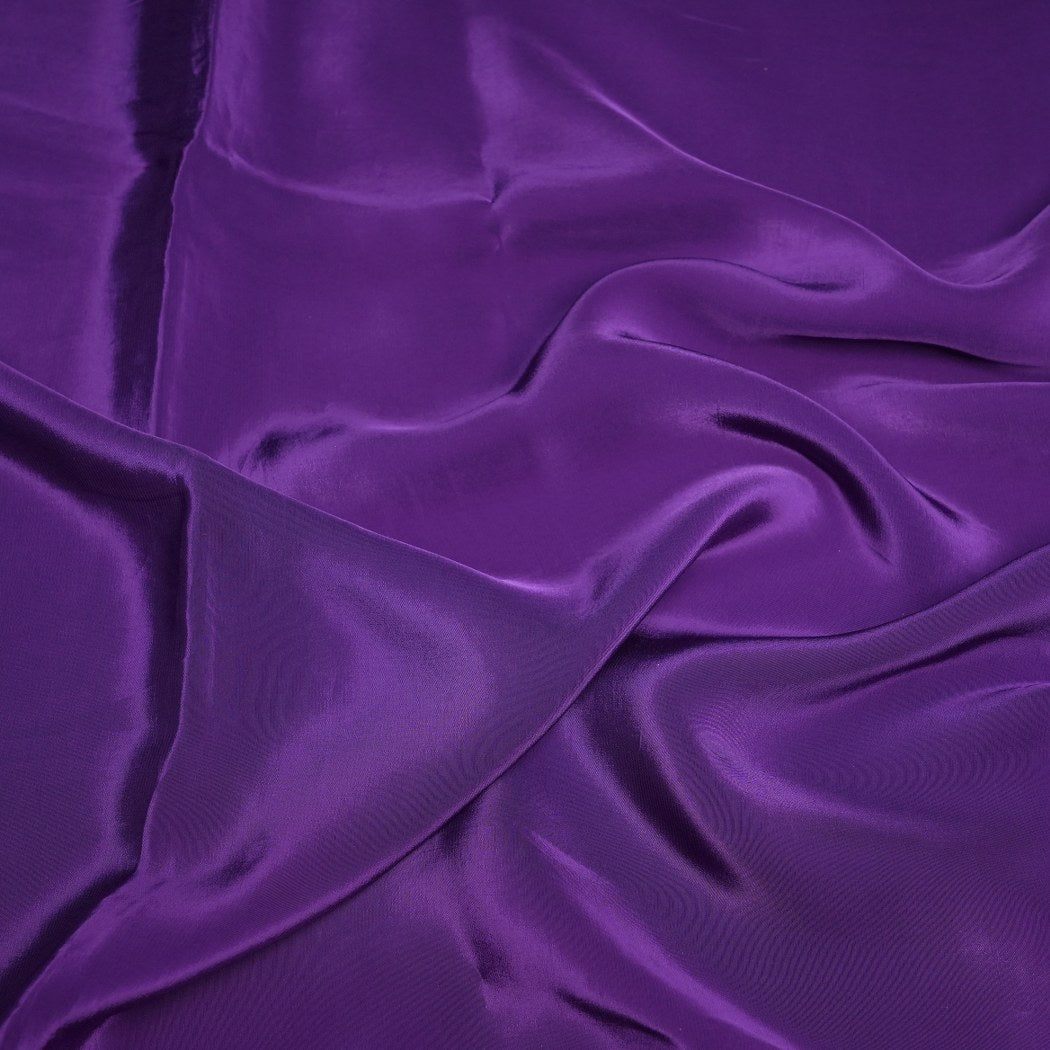 True Purple Colour Shisha Crape Fabrics