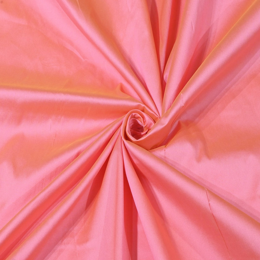 Light Coral Colour Taffeta Silk Fabrics