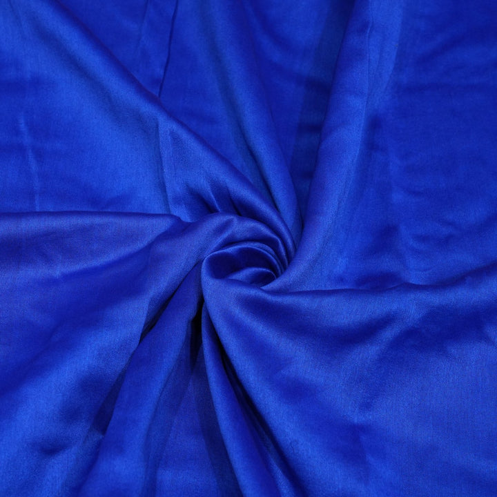 Persian Blue Colour Heavy Poly Dupion Fabrics